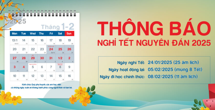 lịch nghỉ Tết